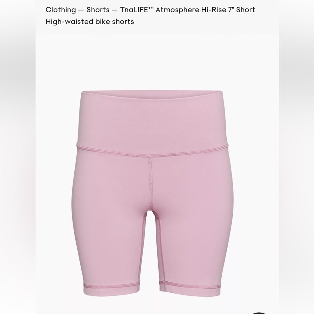 NWT Aritzia TnaLife hi rise 7 inch biker short